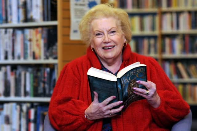 Denise Robertson at South Shields Library.