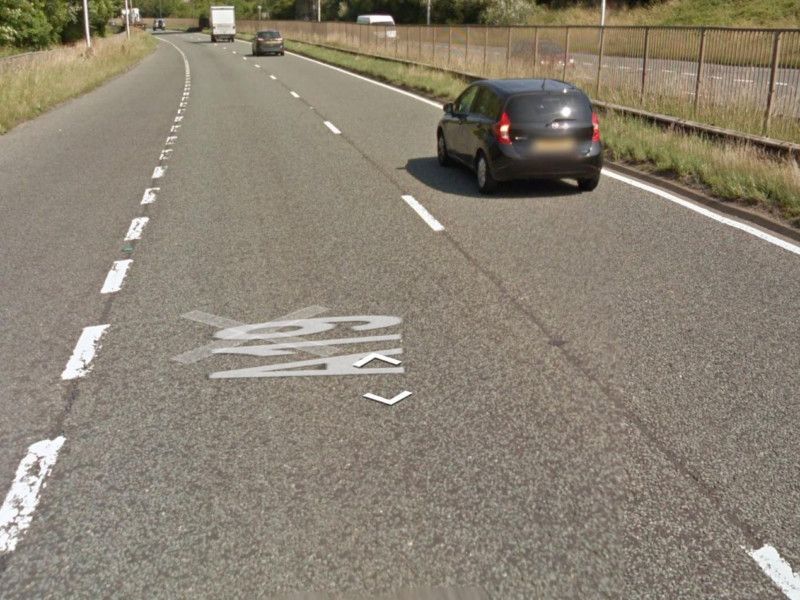 Lane of A19 closed due to surface water